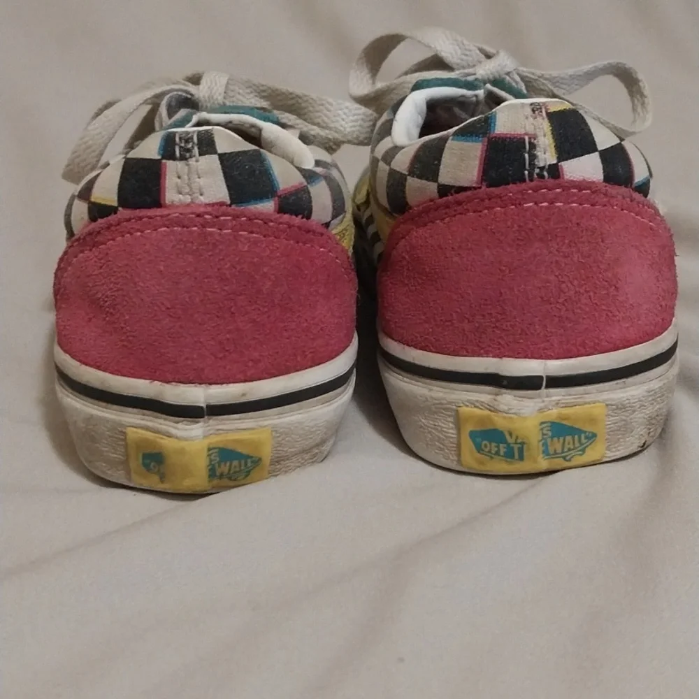 Vans Old Skool checkered sneakers kids 1